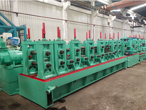 The working principle of high frequency welded pipe machine